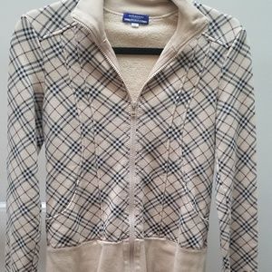 Burberry london blue label zipper jacket